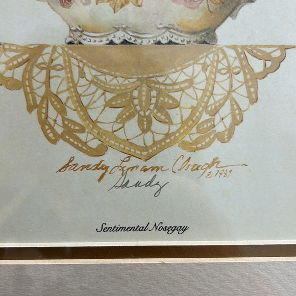 Sandy Clough "Sentimental Nosegay" print - Picture 6 of 6